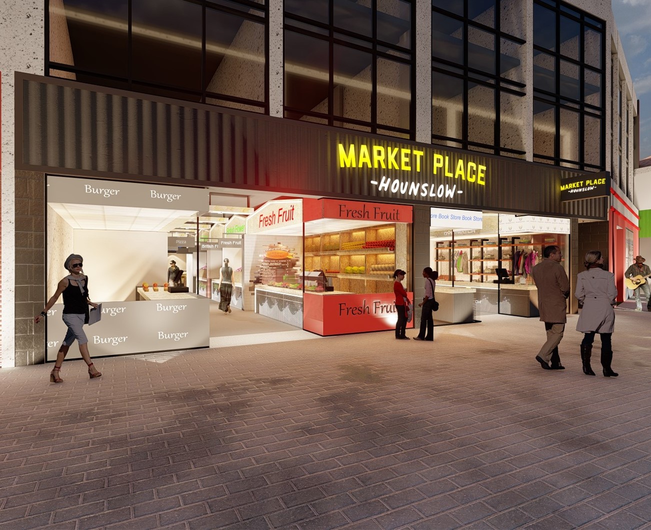 Hounslow Mall 3D Design Visualisation and Rendering UK