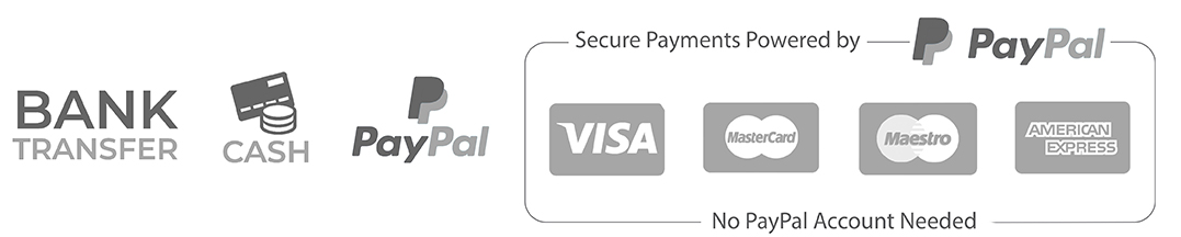 Payment Methods Gray Icons
