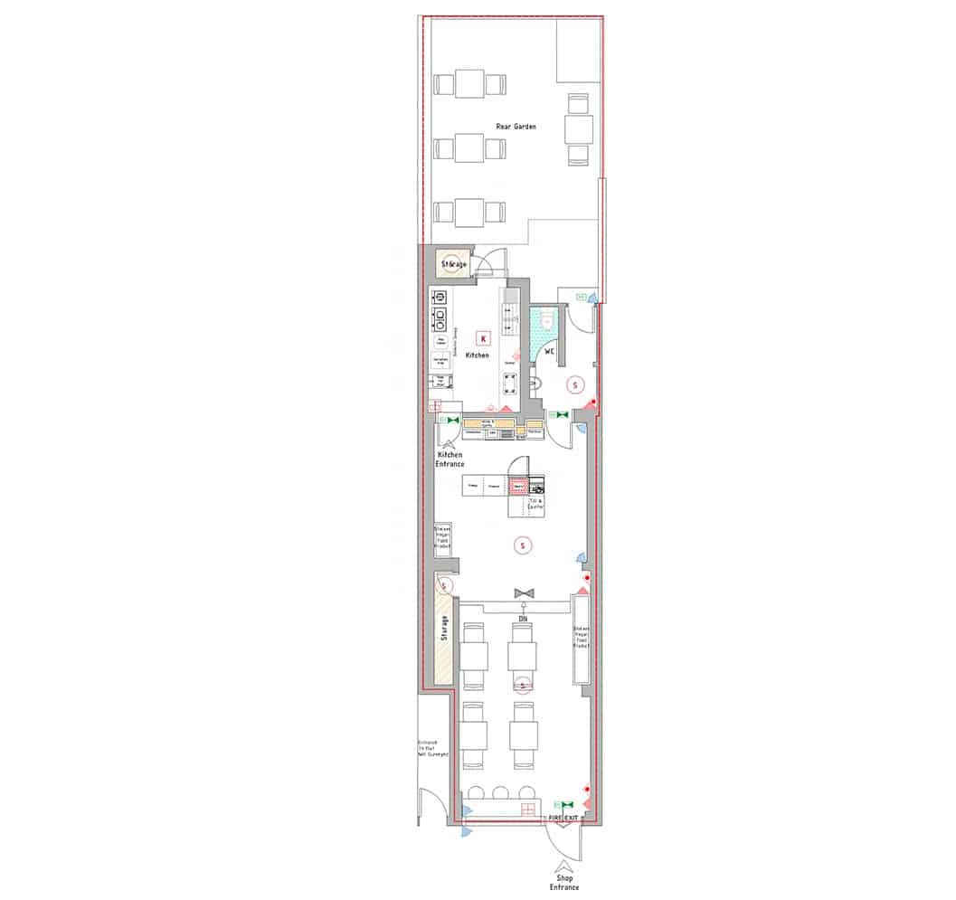 357 Roman Road, London, E3 5QR, United Kingdom, Premises Licence Main Drawing