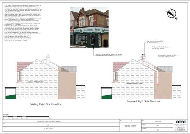 Approved drawings for Extraction System Planning Application at 351 Greenlane Ilford IG3 9TH_page-0001